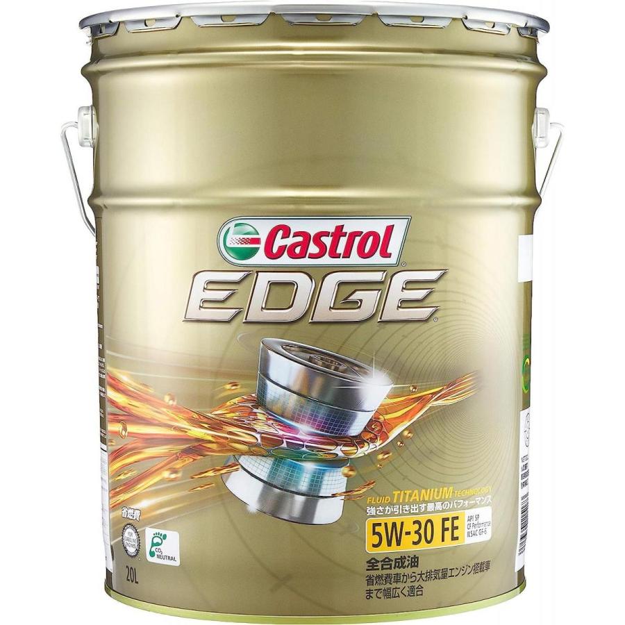 Castrol EDGE 5W-30 FE 20L 新品API SP Castrol（カストロール） エンジンオイル EDGE 5W-30 API SP 20L 4輪