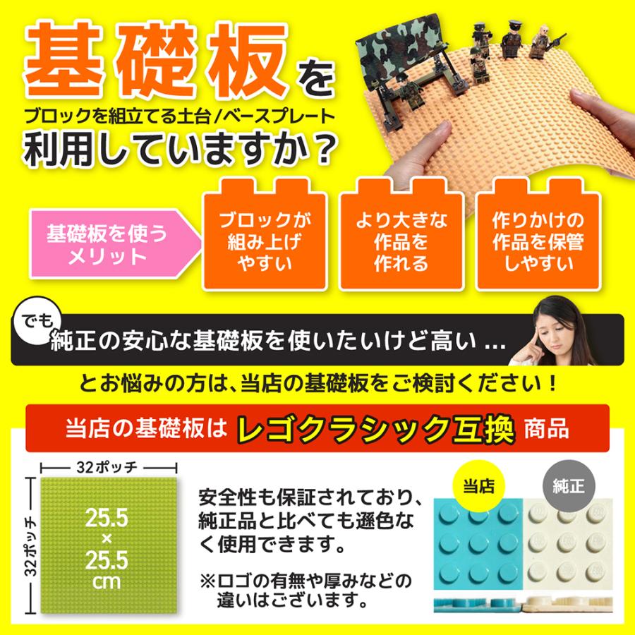 レゴ ブロック クラシック 互換 lego 基礎板 シティ 1枚 32×32ポッチ 選べる18色 土台ベースプレート S | ブランド登録なし | 19