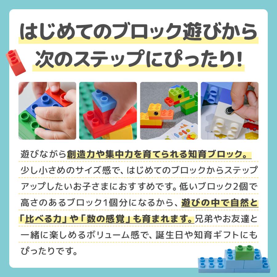 互換品  レゴデュプロ 互換 追加 ブロック lego 100ピース 大容量 LEGO Duplo ブロックラボ | ブランド登録なし | 14
