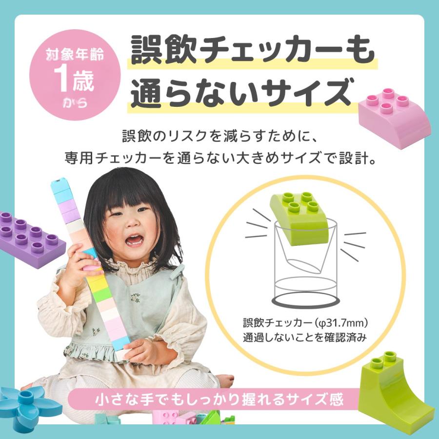 レゴデュプロ ブロックラボ 互換 ブロック 特殊パーツ たっぷり 大容量 54ピース 車 花 扉 窓 セット | ブランド登録なし | 03