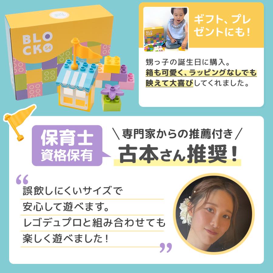 レゴデュプロ ブロックラボ 互換 ブロック 特殊パーツ たっぷり 大容量 54ピース 車 花 扉 窓 セット | ブランド登録なし | 07