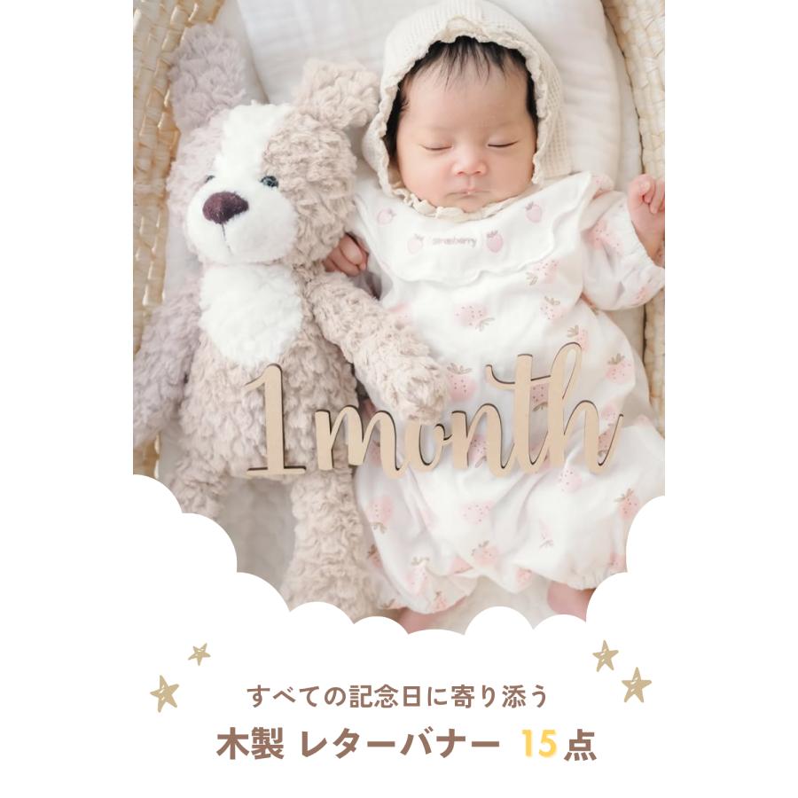 スージーズー　B  レターセット　ポストカード　誕生日祝い　出産祝い　ベビー 赤ちゃん レターバナー 木製 おしゃれ ウッド 誕生日 マンスリーフォト