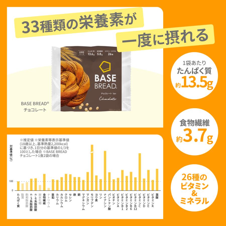 BASE FOOD（ベースフード） 【新生活応援】ベースブレッド チョコ 30袋