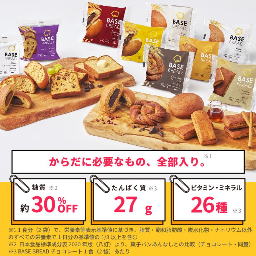 BASE FOOD ベースブレッド 6種12袋 パン [チョコ・ミニ食パン BASE FOOD ベースブレッド 6種12袋 パン [チョコ・ミニ食パン