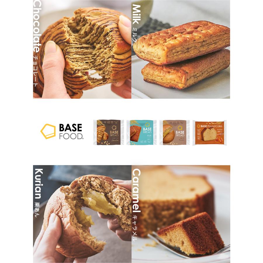 BASE FOOD（ベースフード） お試しセット ブレッド&パウンドケーキ 4種
