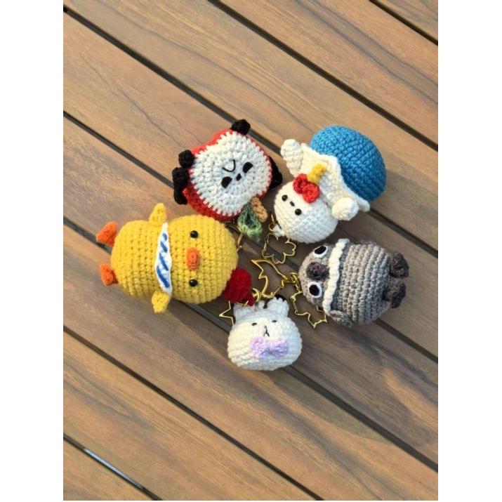 d*3様 再出品◎ ビールくんの編みぐるみキーホルダー d*3様 再出品◎ ビールくんの編みぐるみキーホルダー d*3