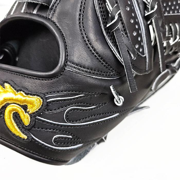 あすつく RYU 野球用 硬式用 グラブ 投手用 ピッチャー用 ブラック RYU