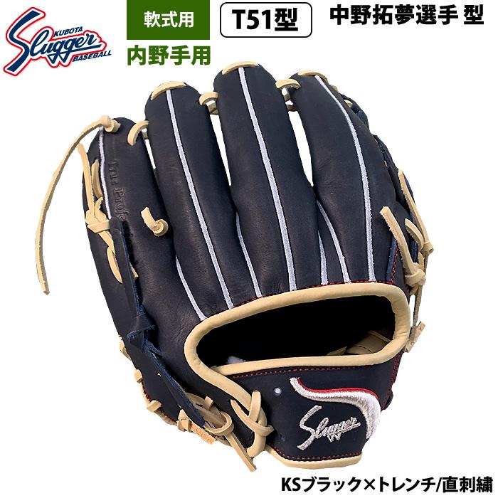 久保田スラッガー あすつく 限定 野球 軟式 グラブ 内野手用