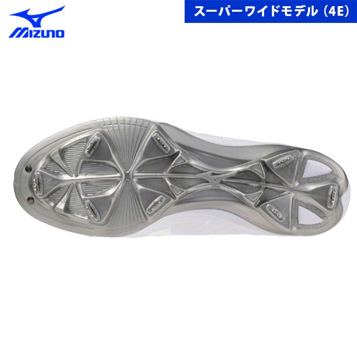 ミズノ 野球 スパイク ライトレボバディー スーパーワイド 4E 白 27cm MIZUNO ミズノ 野球 金具 スパイク スーパーワイド 4E ライト