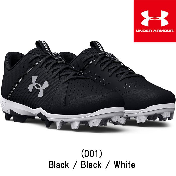 野球 ポイント スパイク アンダーアーマー ブラック ホワイト ランニング UNDER ARMOUR アンダーアーマー 野球用 スパイク ポイント