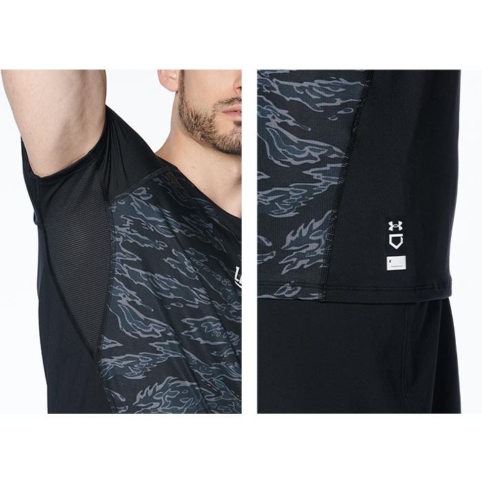 【Under Armour】ヒートギア カモ Tシャツ ※送関込 アンダーアーマー公式】 UAヒートギア コンフォート フィッティ