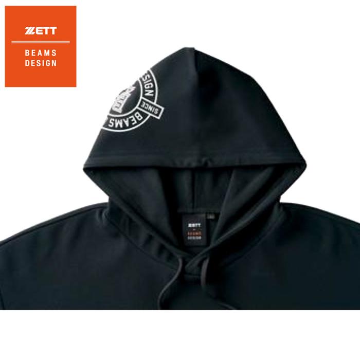 即日出荷 ZETT BEAMS DESIGN 半袖 スウェットパーカー BOS75103 zet25ss ゼット（ZETT） あすつく ZETT BEAMS DESIGN 半袖 スウェットパーカー
