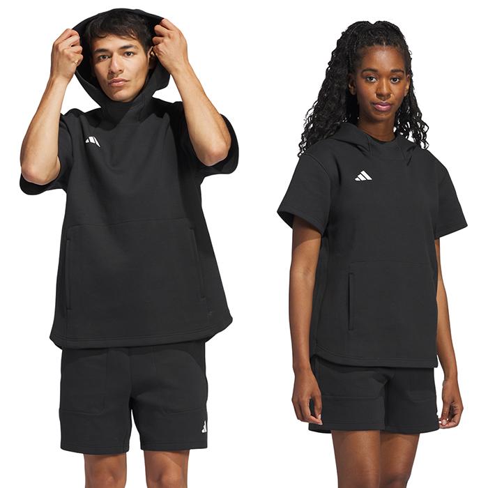 新品 アディダス 撥水メランジパーカー(L)＆裏起毛スカート(M)即日発送 adidas（アディダス） あすつく 展示会限定 トレーニングパーカー M