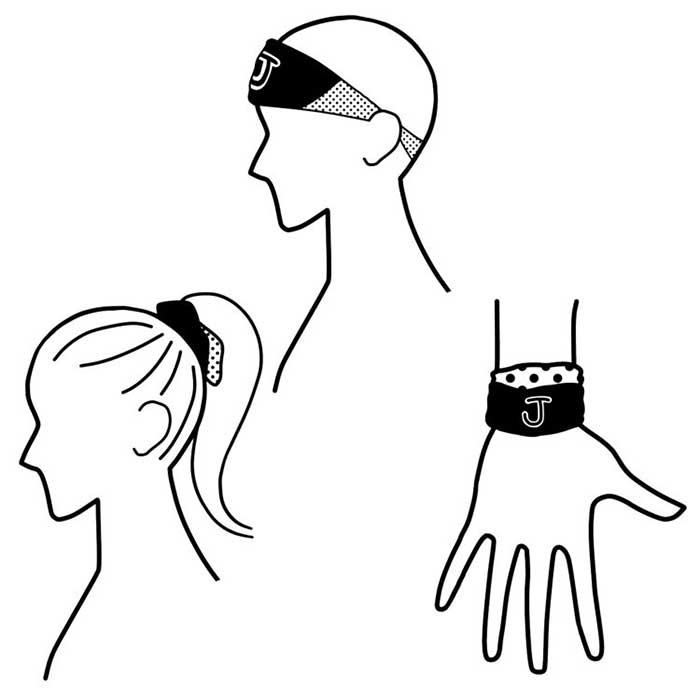 あすつく JUNK ジャンク 野球用 ヘッドバンド ヘアバンド ストレッチ素材 汗留め シュシュ オリックスバファローズ トレーニング JUNK-HD-OB jun23fw | ブランド登録なし | 08