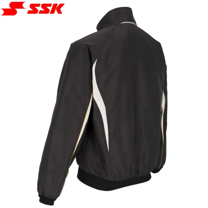 【値下げ】SSK ハーフジップジャケット ブラック エスエスケイ（スポーツ用品） 野球 ウインドブレーカー