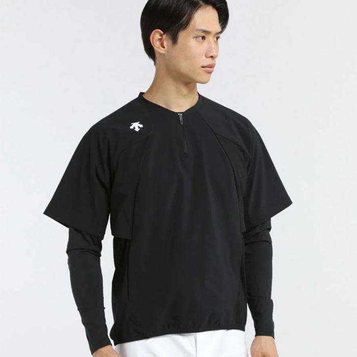 DESCENTE（デサント） あすつく 半袖 ピステ ストレッチジャケット