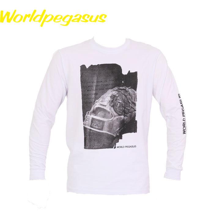 ワールドペガサス worldpegasus Tシャツ 長袖 ロングTシャツ ロンT タウンユース コットン WAPTSL103 wp21fw 202108-new｜baseman