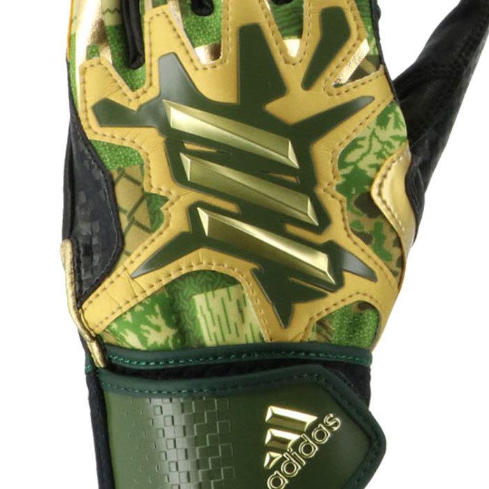 あすつく 21年春夏限定モデル adidas アディダス 野球用 バッティング手袋 天然皮革 バッティンググラブHYPE LBG001 adi21ss 202101-new|野球用品専門店ベースマン|02