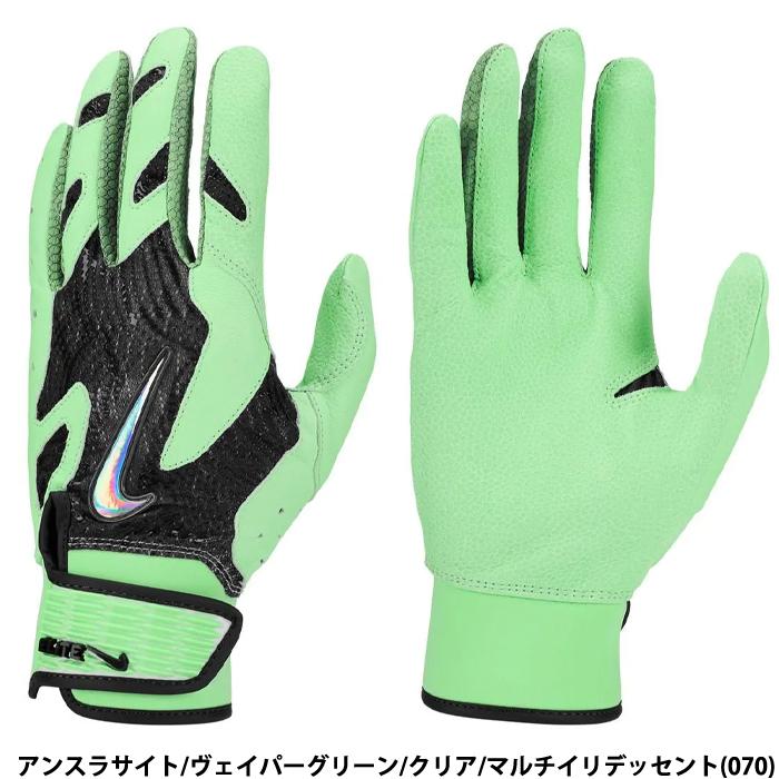 NIKE（ナイキ） あすつく バッティング手袋 天然皮革 ゴートスキン
