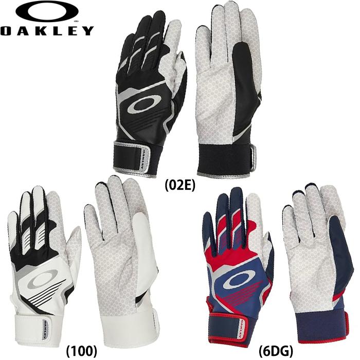 あすつく OAKLEY オークリー 野球用 バッティング手袋 ウォッシャブル 合成皮革 バッティンググラブ STRIKING GLOVE FOS901851 oak24fw | OAKLEY