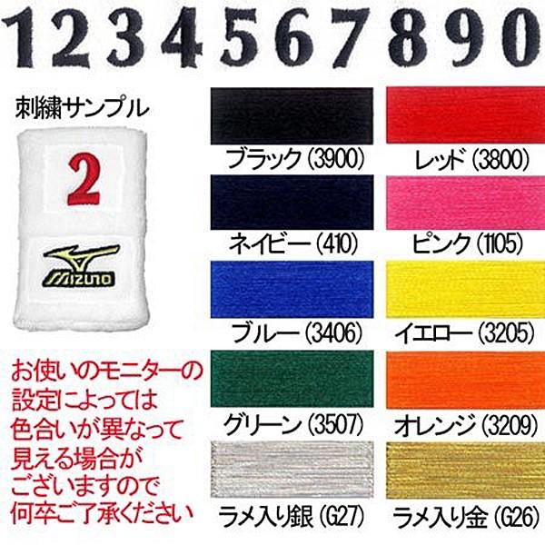 単色 番号刺繍加工 バッティング手袋 リストバンド MCB-1 全日本型(商品は別途注文してください)｜baseman