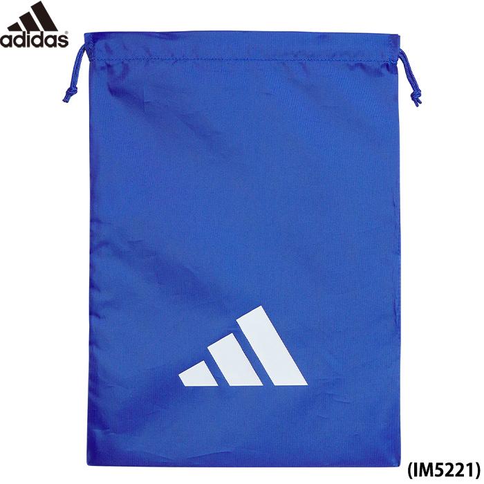 あすつく adidas アディダス シューズバッグ シューズ入れ シューズケース チームロイヤルブルー/ホワイト EP/SYST. チームシューズサック JMT59 IM5221 adi24fw | adidas