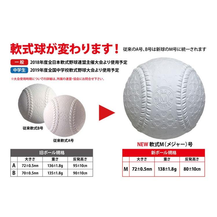 ナガセケンコー 新軟式公認試合球 M号(1ダース売り) 16JBR11100 ball17