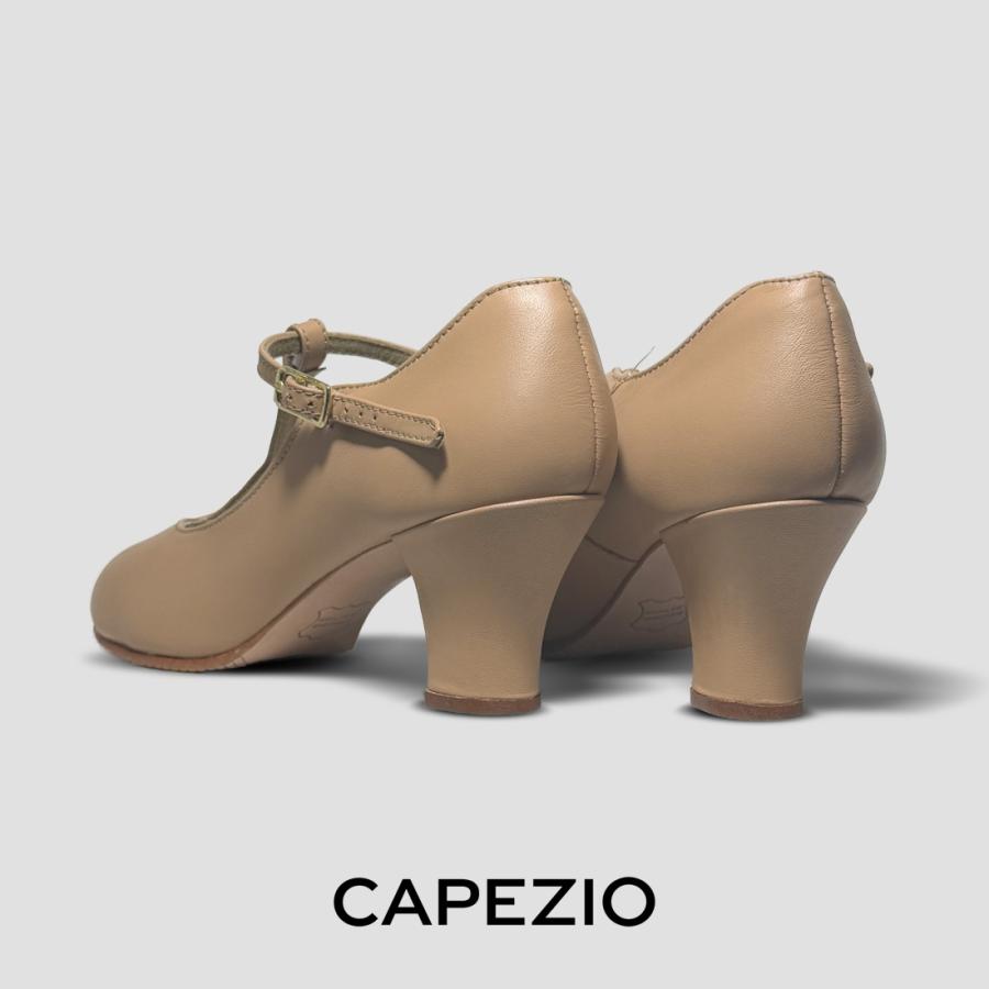 CAPEZIO（カペジオ） ダンスシューズ 700 T-STRAP/CARAMEL（ベージュ