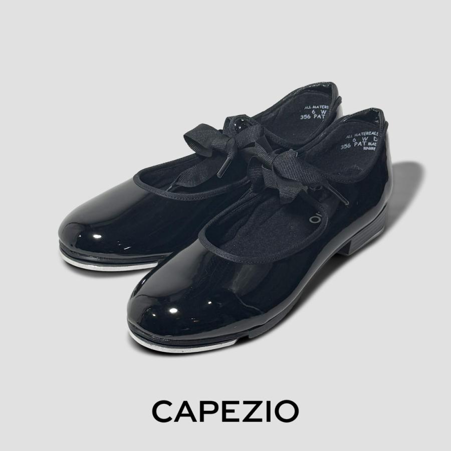 CAPEZIO（カペジオ） タップシューズ356 SHUFFLE TAP -PAT 黒エナメル