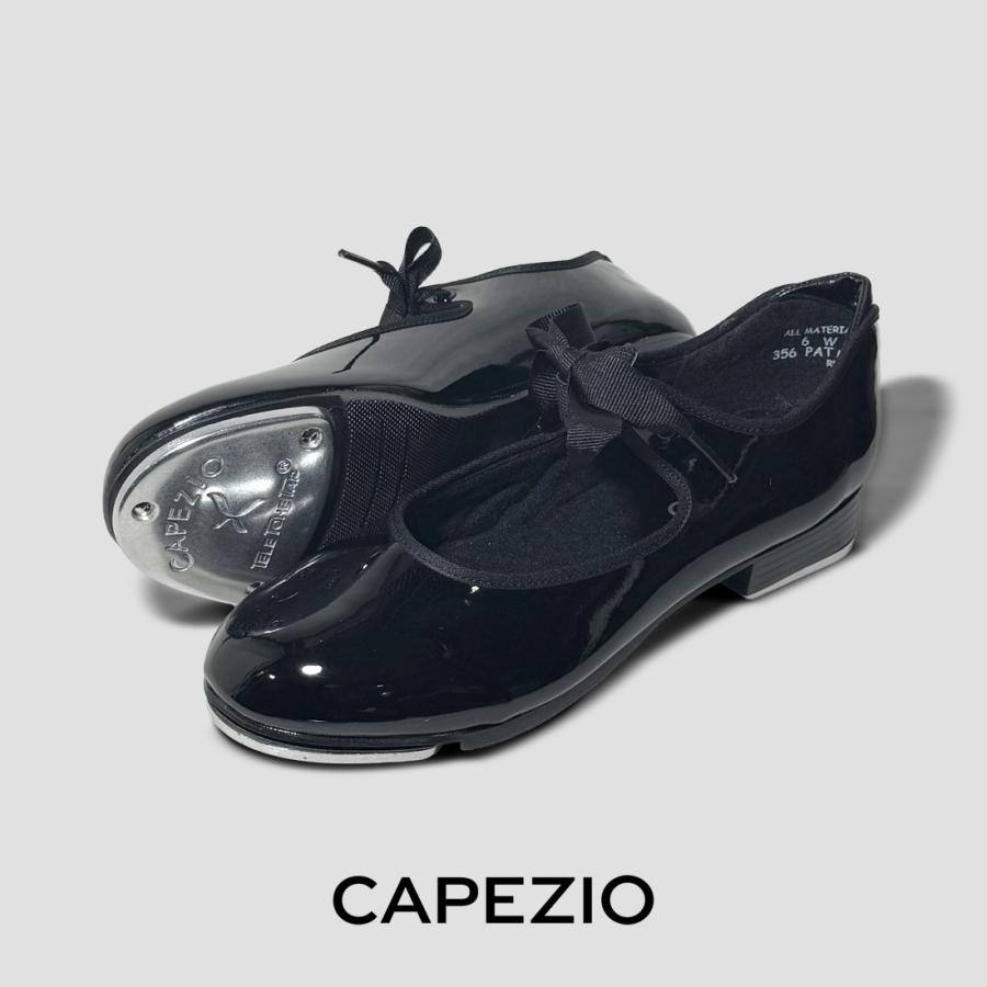 CAPEZIO（カペジオ） タップシューズ356 SHUFFLE TAP -PAT 黒エナメル