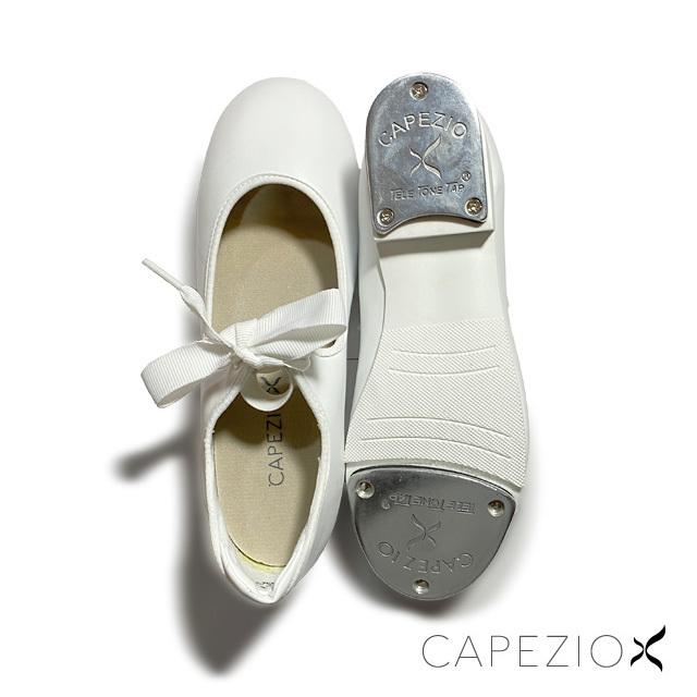 CAPEZIO（カペジオ）タップシューズ356 SHUFFLE TAP -WHT ホワイト