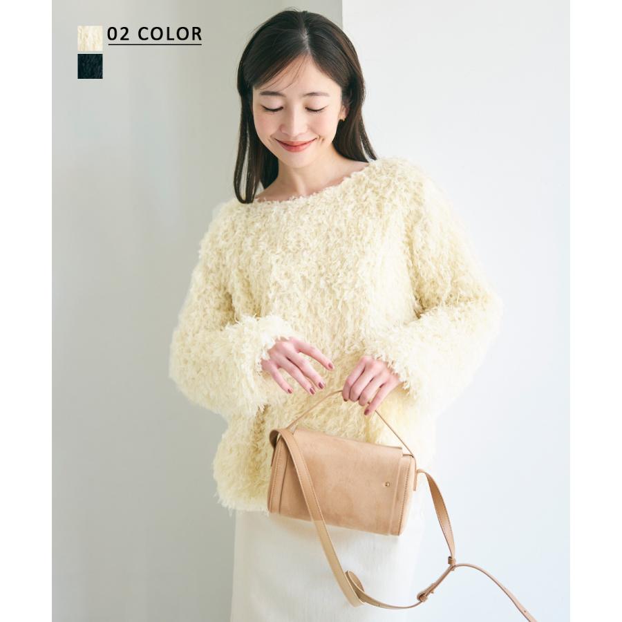 d.i.a. 長袖 フーディ トップス フェザーライク長袖トップス｜ニット レディース トップス