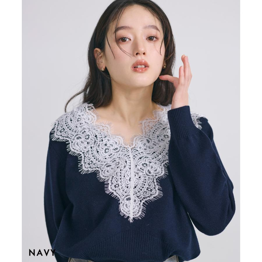 送込★Number (N)ine ダメージ加工 Vネックニット VINTAGE LIKE DAMAGE V-NECK KNIT / ヴィンテージライクダメージV