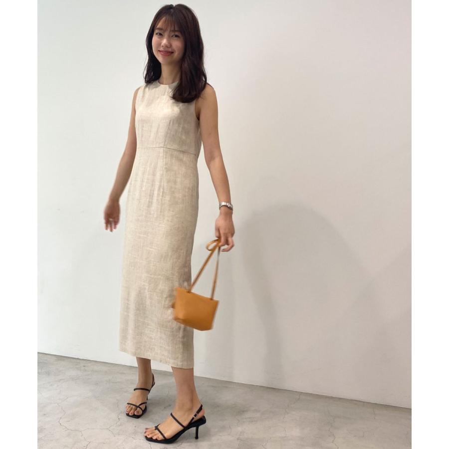 レディース ノースリーブ Iライン ワンピース リネン 麻 夏 Basement Online ss 宅配便 Boss Tw 0674 Basement Online 通販 Yahoo ショッピング