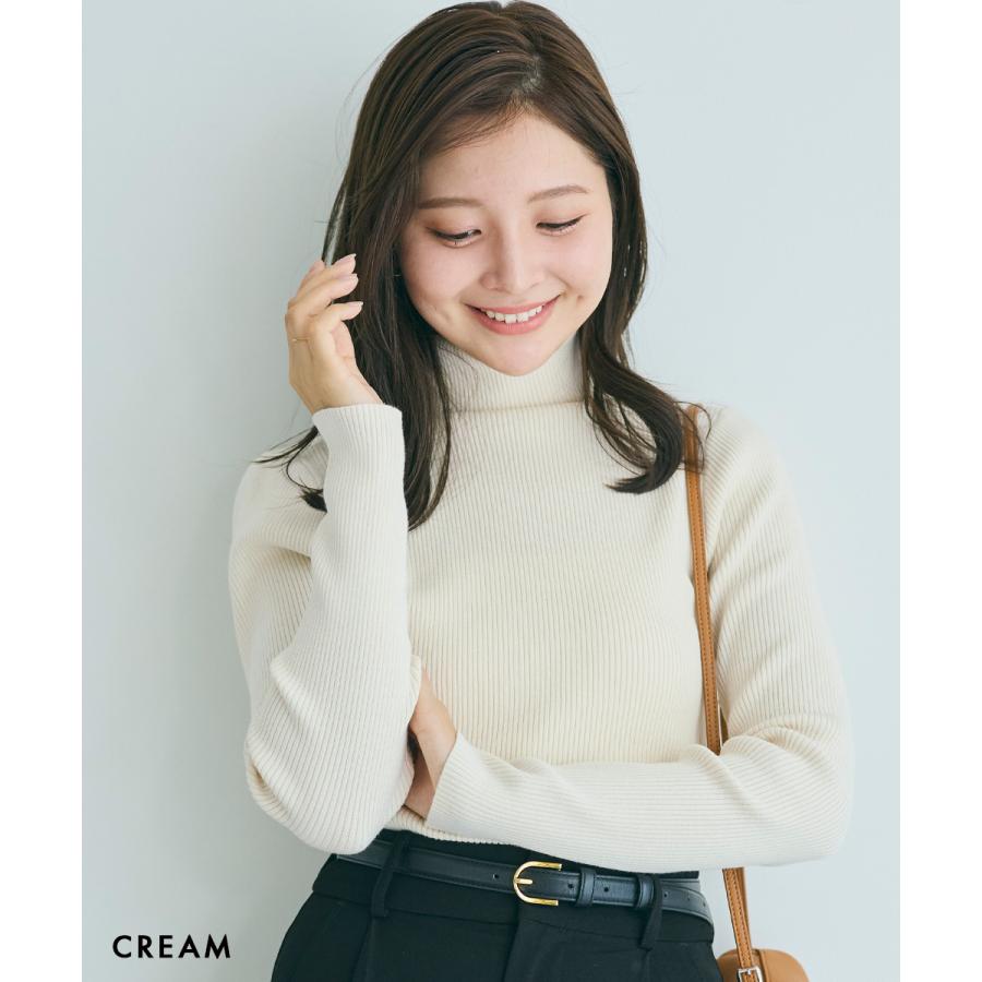 希少プリーツプリーズ リッププリントタートルネックトップス 楽天市場】【SALE／30%OFF】タートルネックリブニット FREE'S MART