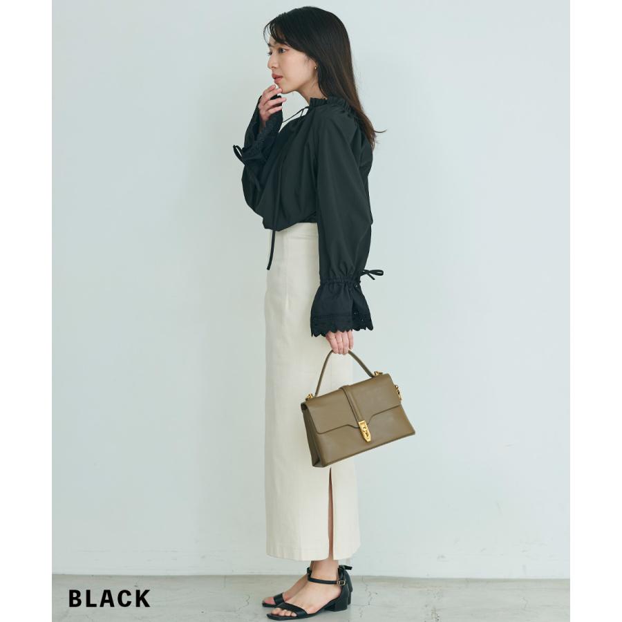 AMAIL 美品　オケージョン　長袖ブラウス theo dore (セオドール) ボウタイ 無地 長袖 ブラウス 3L 4L 5L