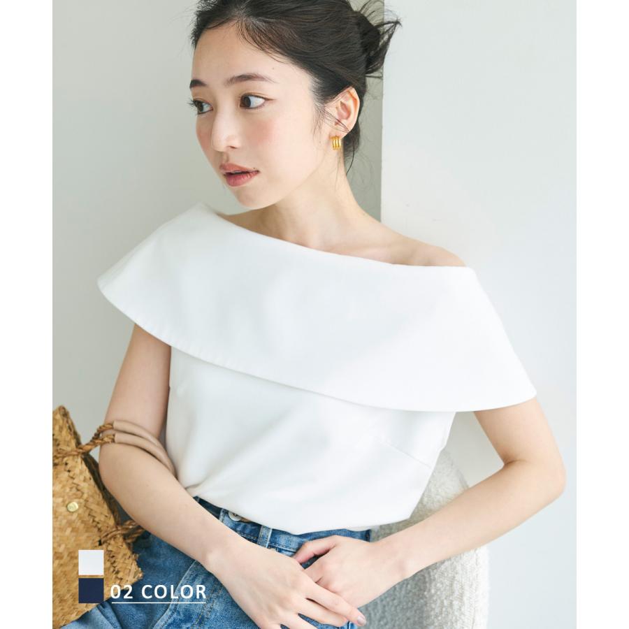 daihuku出品 ケープブラウス｜ レディース オフショル ワンショル オフ