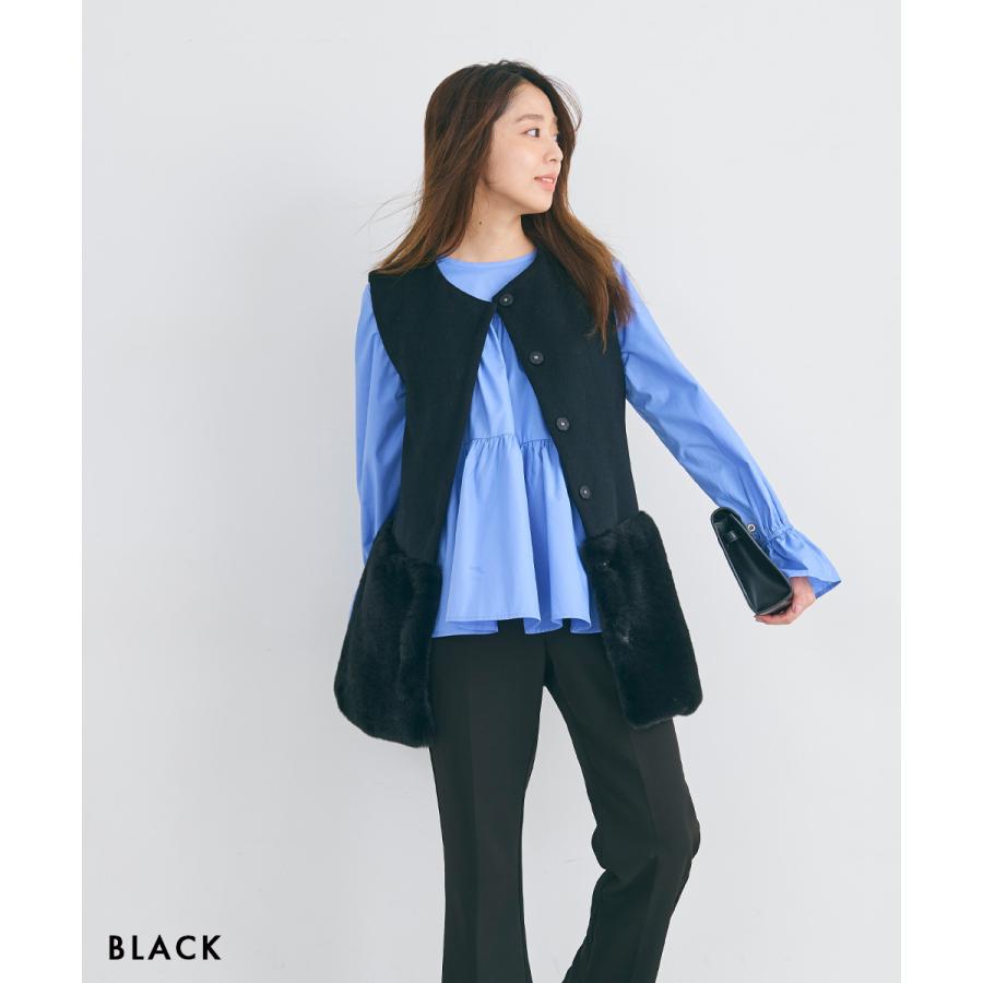 裾ファージレ|レディース アウター ジレ ファージレ ベスト 裾ファージレ|レディース アウター ジレ ファージレ ベスト