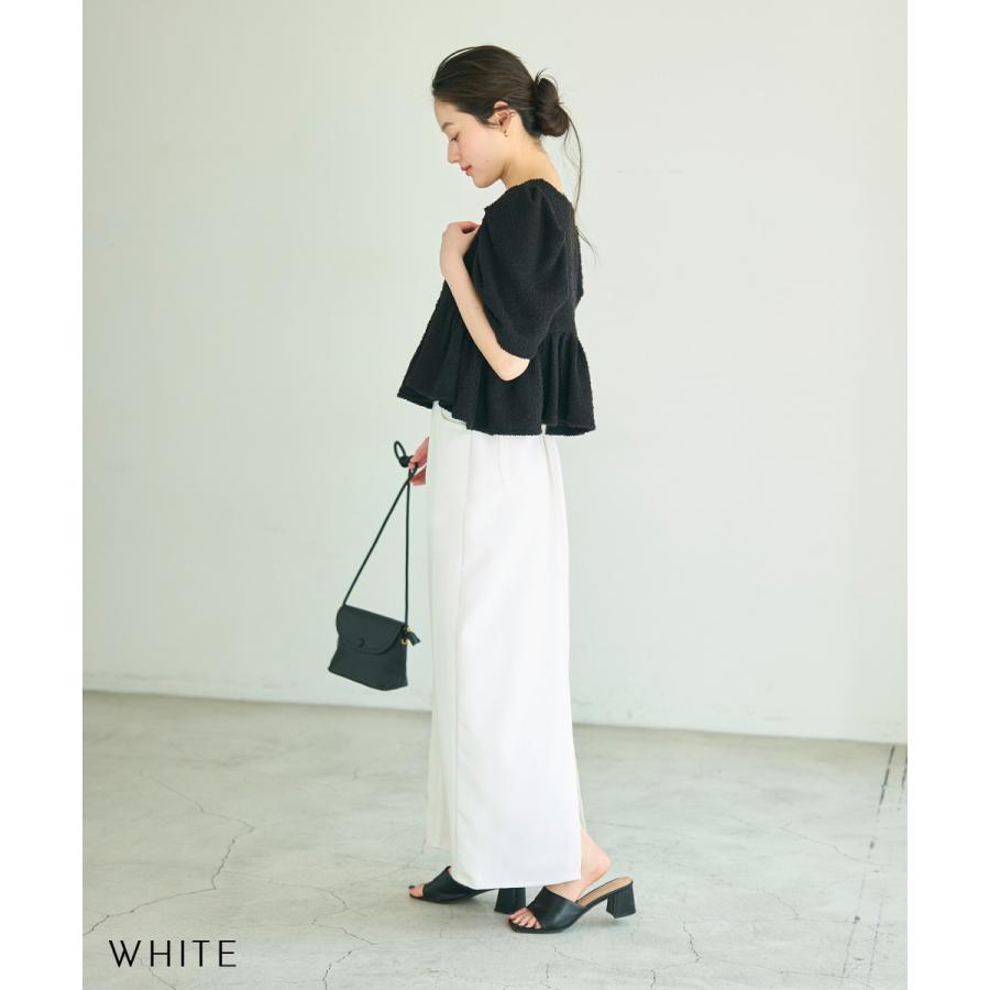 HARUKA DESIGN】バックスリットハイウエストタイトスカート ｜ ロング