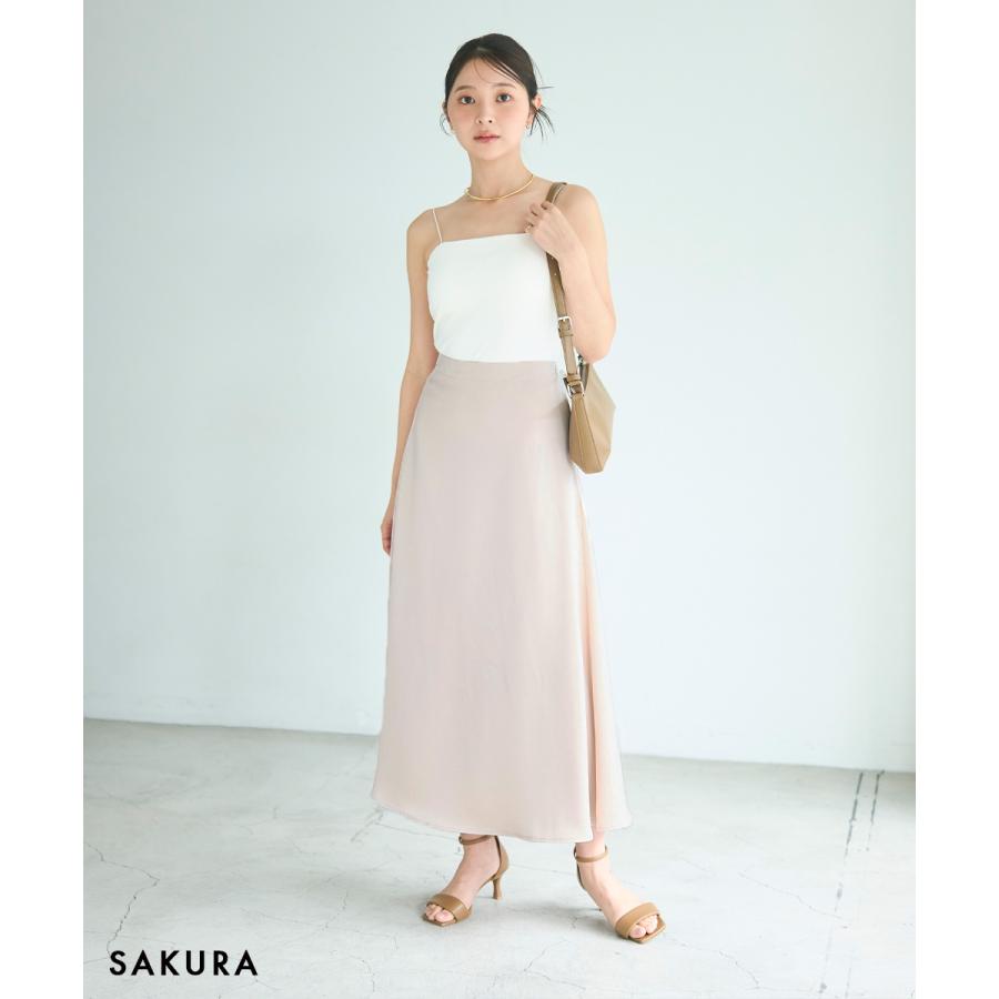 スカート haruka HARUKA DESIGN】サテンスカート ｜ ロング サテンスカート 大きい