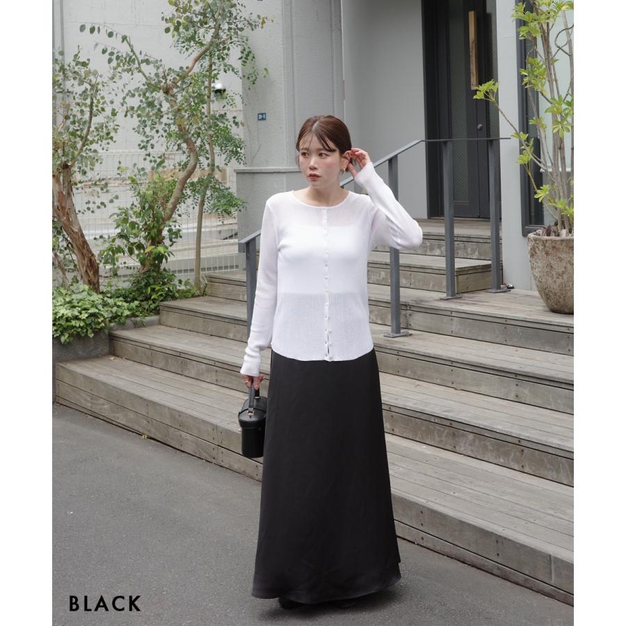 HARUKA DESIGN】サテンスカート ｜ ロング サテンスカート 大きい