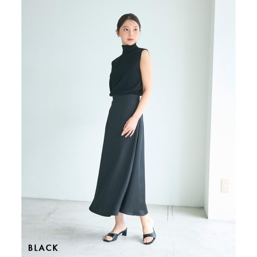 HARUKA DESIGN】サテンスカート ｜ ロング サテンスカート 大きい