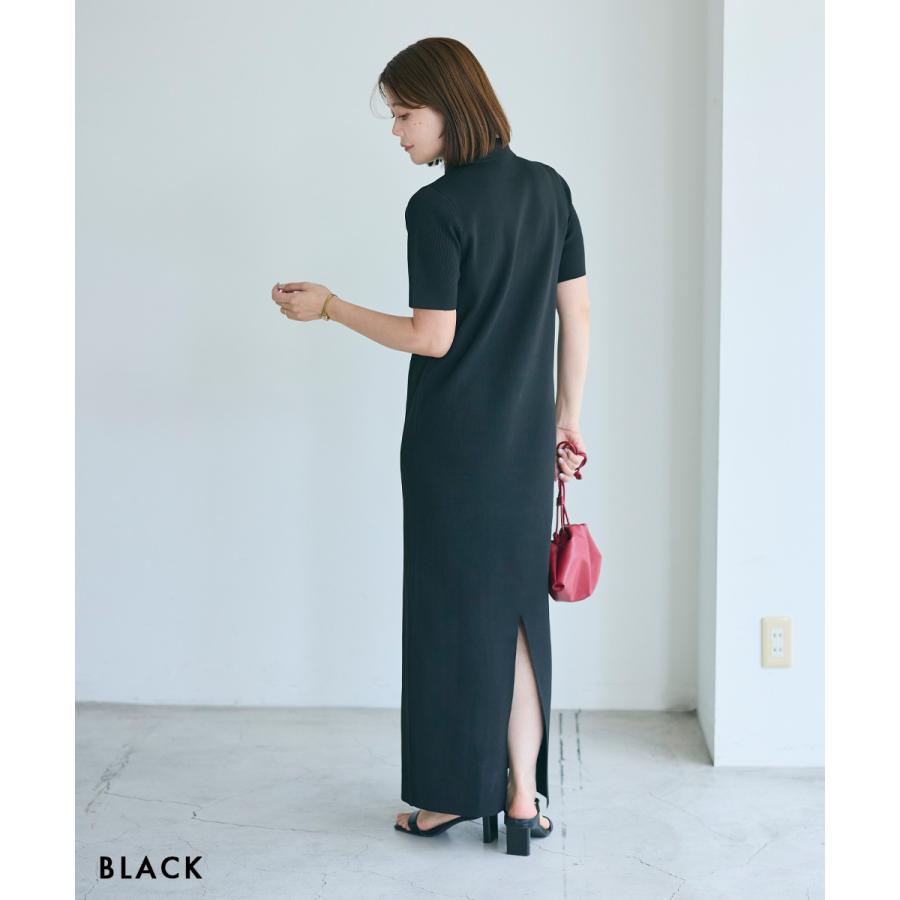 Arpege story 半袖ポロシャツ風マキシワンピース Arpege story 半袖ポロシャツ風マキシワンピース Arpege story