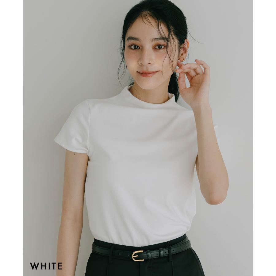 liten Tent form BL 半袖トップス 楽天市場】Tシャツ 半袖 レディース モックネック カットソー トップス