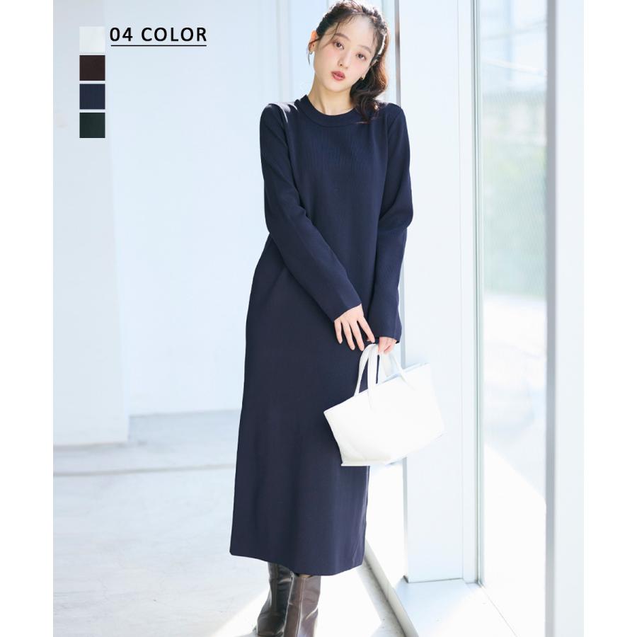 極美品 エンフォルド クルーネック ドレープワンピース バルーン マキシ丈 極美品 エンフォルド クルーネック ドレープワンピース バルーン