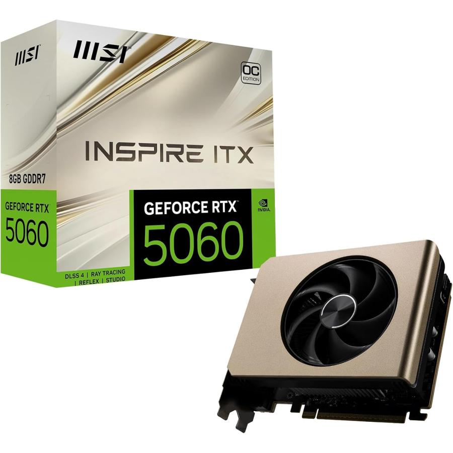 MSI MSI GeForce RTX 5060 8G INSPIRE ITX OC グラフィックスボード