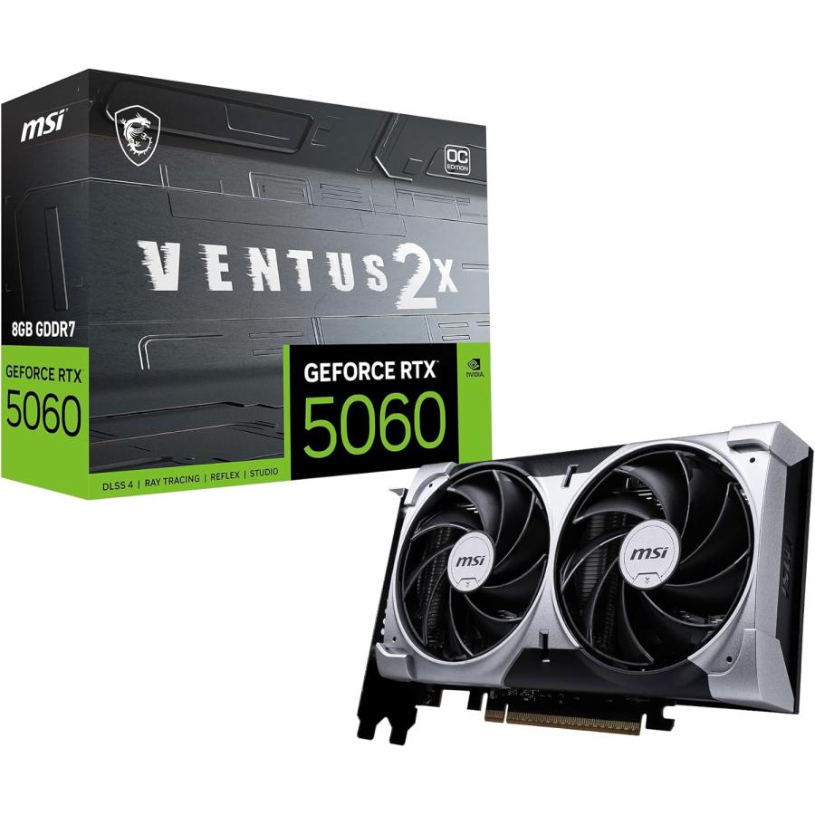 MSI MSI GeForce RTX 5060 8G VENTUS 2X OC グラフィックスボード