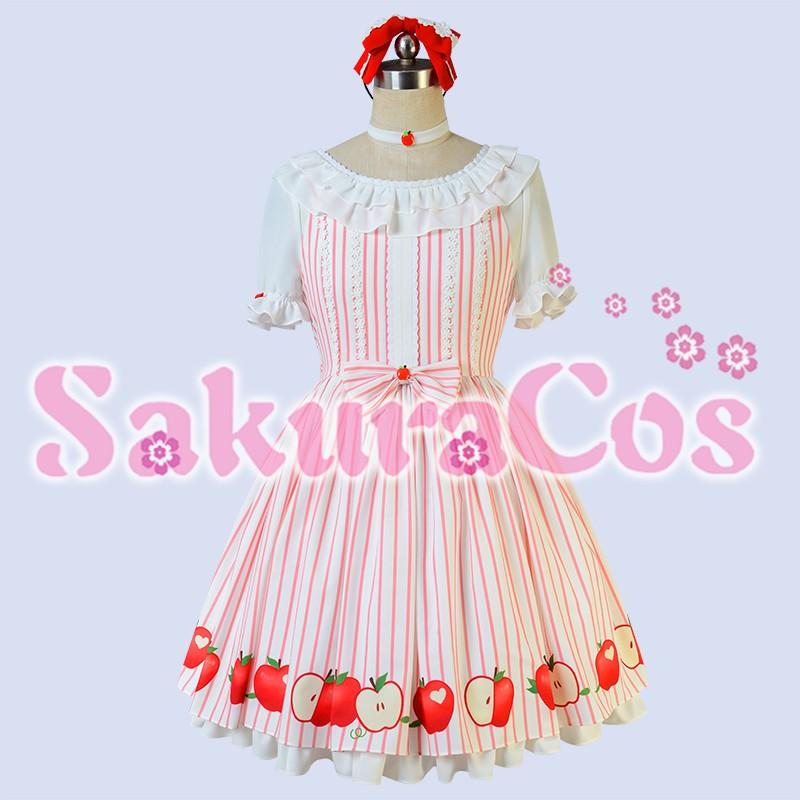 夏組 A3 エースリー ハロウィン ハロウィン ロリータワンピース コスプレ衣装 もぎたてア ラ モード Cosplay コスチューム クリスマス 変装 夏組 変装 瑠璃川幸 イベント