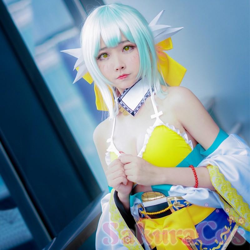 Fate Grand Order Fgo 清姫 ランサー 水着 コスプレ衣装 ハロウィン 変装 仮装 コスチューム 大人 Cosplay イベント アニメ クリスマス Sakuracos 通販 Yahoo ショッピング