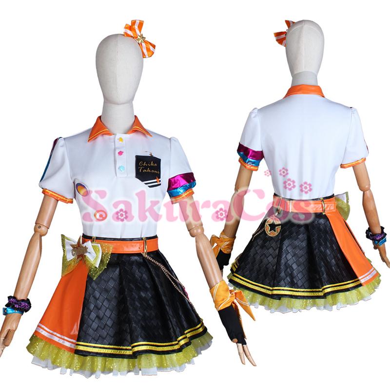 ラブライブ！サンシャイン!! UNIT LIVE ADVENTURE 2020 Braveheart Coaster 高海 千歌 コスプレ衣装 ハロウィン コスチューム